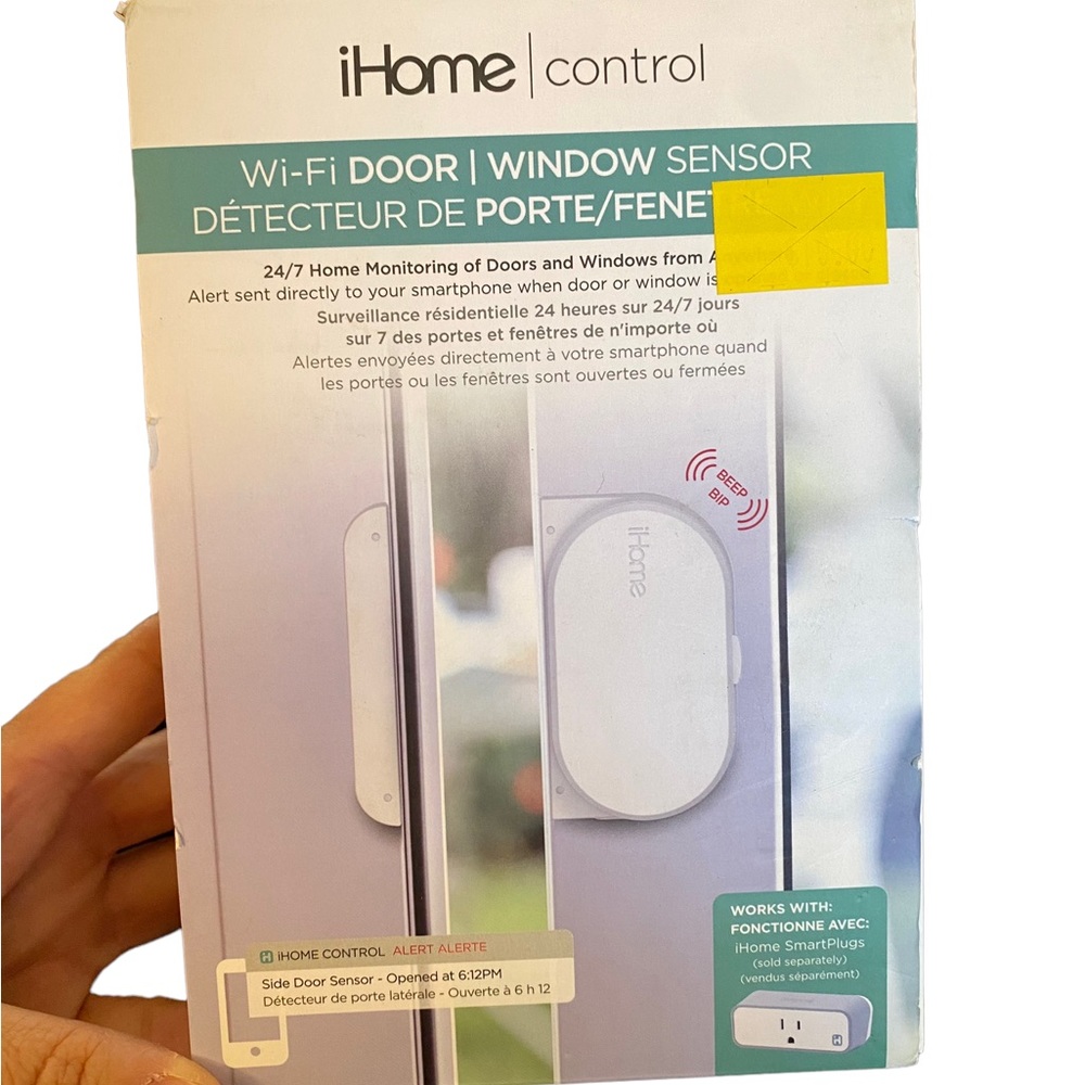 WI-FI DOOR OR WINDOW SENSOR 24/7 HOME MONITORING SENSOR ALERT YOUR PHONE NWT